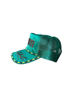 Kākāriki Satin Trucker Cap
