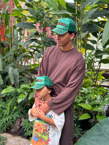 Kākāriki Satin Trucker Cap